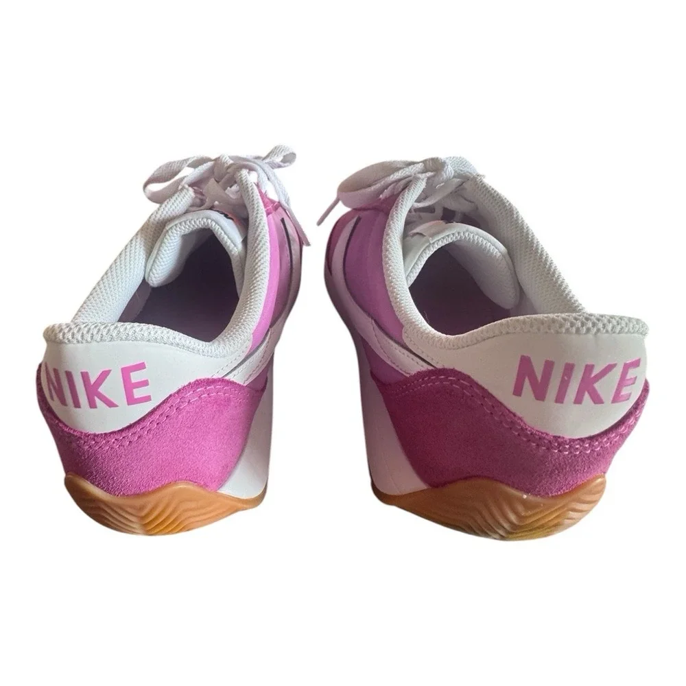 Nike Retro Playful Pink Gum Sneakers Woman's Size 9 Running Casual White Swoosh - Picture 3 of 9